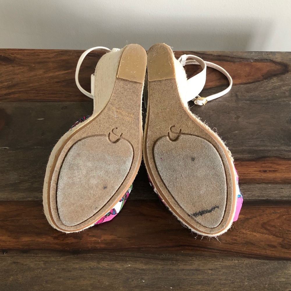 Joan & David Open Toe Wedge - Size 8.5 - image 2